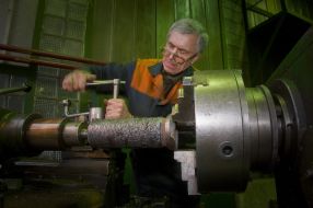 A worker in the Electric Depot «October»