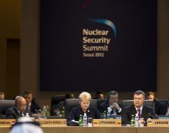 Jacob Zuma, Dalia Grybauskaite and Viktor Yanukovich