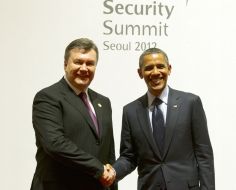 Victor Yanukovych and Barack Obama