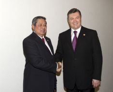 Victor Yanukovych and Susilo Bambang Yudhoyono