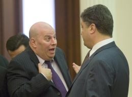 Petr Poroshenko and Mikhail Brodskiy