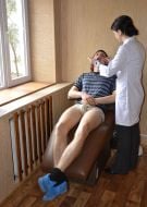 Conscript passes a medical examination