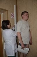 Conscript passes a medical examination
