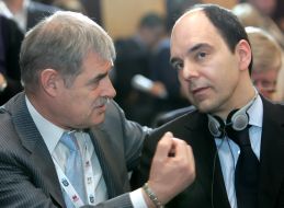 Сергей Целовальник и Тамаш Полстер