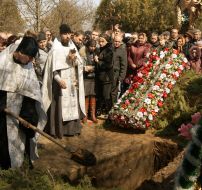 Funeral of Oksana Makar