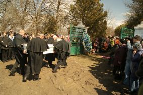Funeral of Oksana Makar
