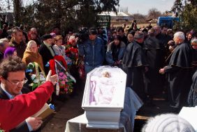 Funeral of Oksana Makar