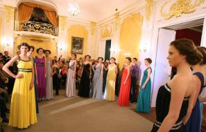 Fashion show designer Marta Wachholz