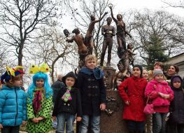 Monument to Vladimir Vysotskiy opening ceremony