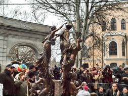 Monument to Vladimir Vysotskiy opening ceremony