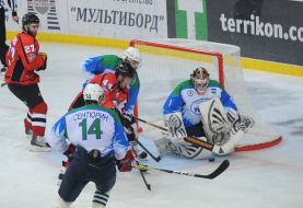 Hockey. HC "Donbass" (Donetsk) vs. HC "Toros" (Neftekamsk)