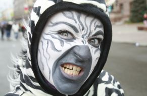 Participant of the First Kiev festival of humour