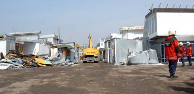 Знищення незаконно встановлених  МАФів