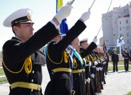 Employees of the Ukrainian Naval Forces