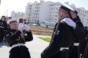 Employees of the Ukrainian Naval Forces