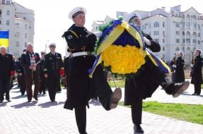 Employees of the Ukrainian Naval Forces