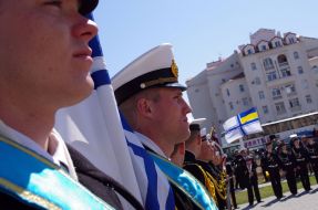 Employees of the Ukrainian Naval Forces