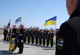 Employees of the Ukrainian Naval Forces