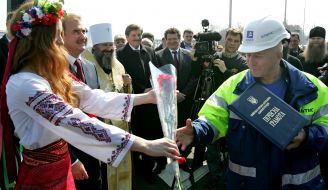 Открытие транспортной развязки