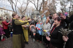 Consecration of pussy willow