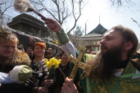 Consecration of pussy willow