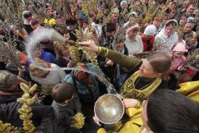 Consecration of pussy willow