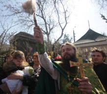 Consecration of pussy willow