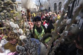 Consecration of pussy willow