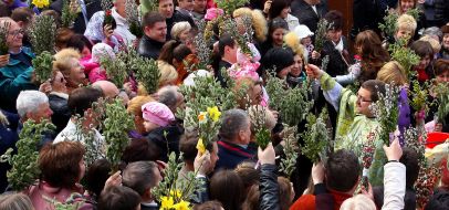Consecration of pussy willow