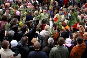 Consecration of pussy willow