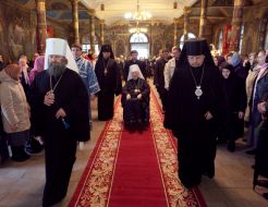 Митрополит Владимир (Сабодан), митрополит Павел и архиепископ Александр (Драбинко)