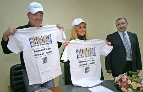 Igor Likhuta, Yuriy Mostipan and Taisiya Povaliy