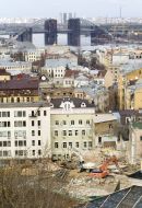 Dismantling of buildings on Andreevskom