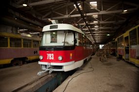 Вагон трамвая