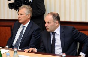Aleksandr Kwasniewski and Viktor Pinchuk