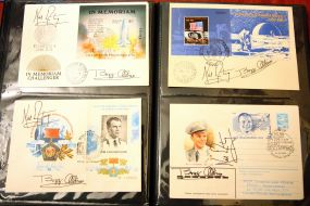Autographs of the American astronauts