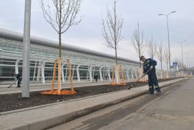 Worker of "Lvov" air-port