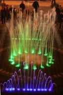 Light musical fountain