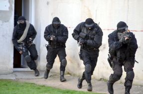 Fighters of separation of the rapid reacting «Sokol» during the studies