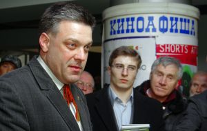 Олег Тягнибок на встрече со сторонниками партии