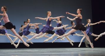 General rehearsal of ballet Class-concert