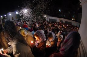 The Сross procession to the Pokrovsky Cathedral