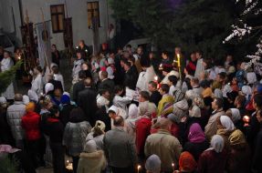 The Сross procession to the Pokrovsky Cathedral