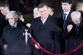 Vladimir Litvin, Viktor Yanukovych and Nikolay Azarov