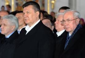 Vladimir Litvin, Viktor Yanukovych and Nikolay Azarov