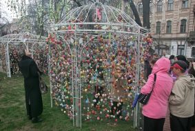 "Pisankovy paradise" in the park named after Franco