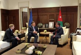 Viktor Yanukovich and  Jordans King Abdullah II