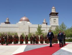 Viktor Yanukovich and  Jordans King Abdullah II