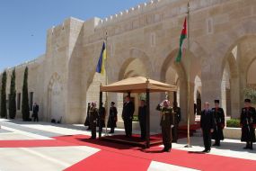 Viktor Yanukovich and  Jordans King Abdullah II