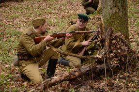 The People's Commissariat for Internal Affairs soldiers